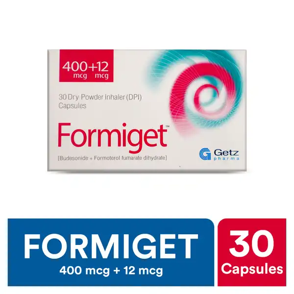 Formiget Capsules 400/12mcg