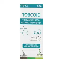 Tobcoid Eye Drops 0.3% + 0.1% 5ml 1s