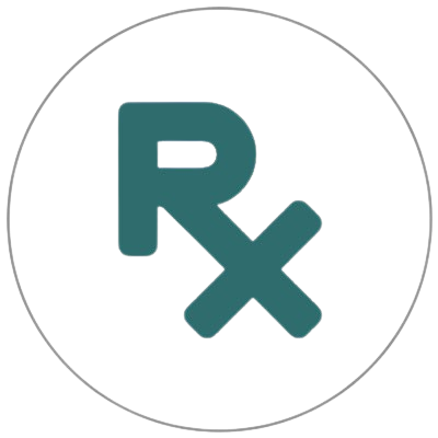 Prescription rx icon